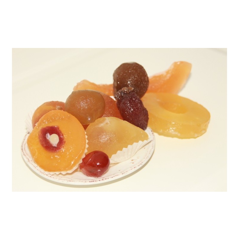 Assortiment fruits confits Vahiné 150g sur